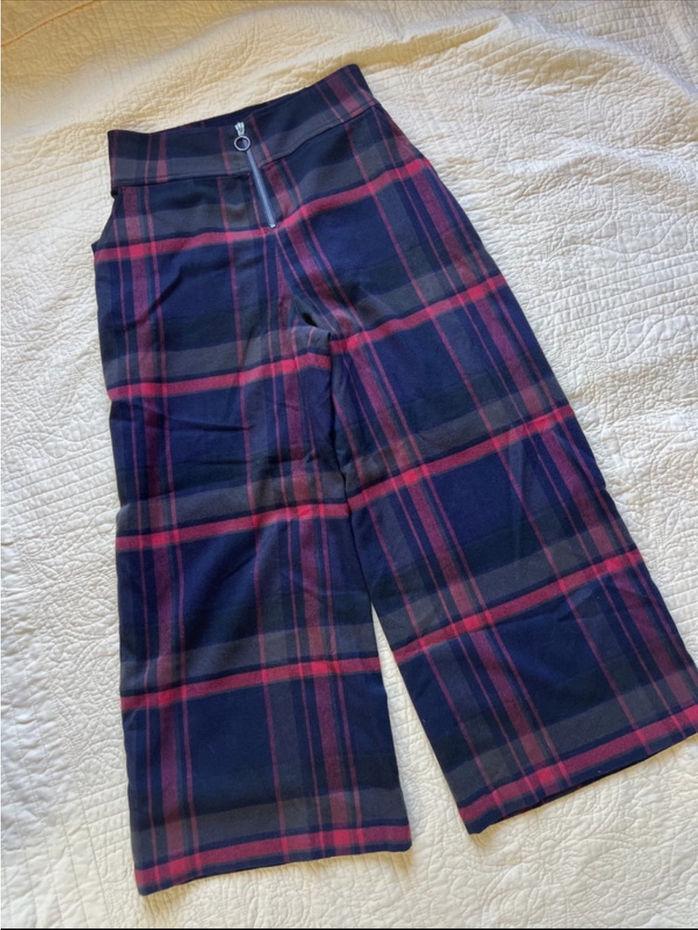 BP Nordstrom Plaid Crop Flannel Pant